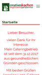 Mobile Screenshot of creatives-kochen.com