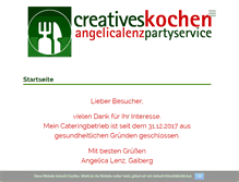 Tablet Screenshot of creatives-kochen.com